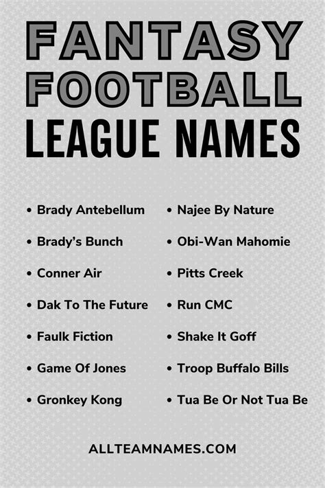 Hilarious Fantasy Football Team Names (2024 Edition)